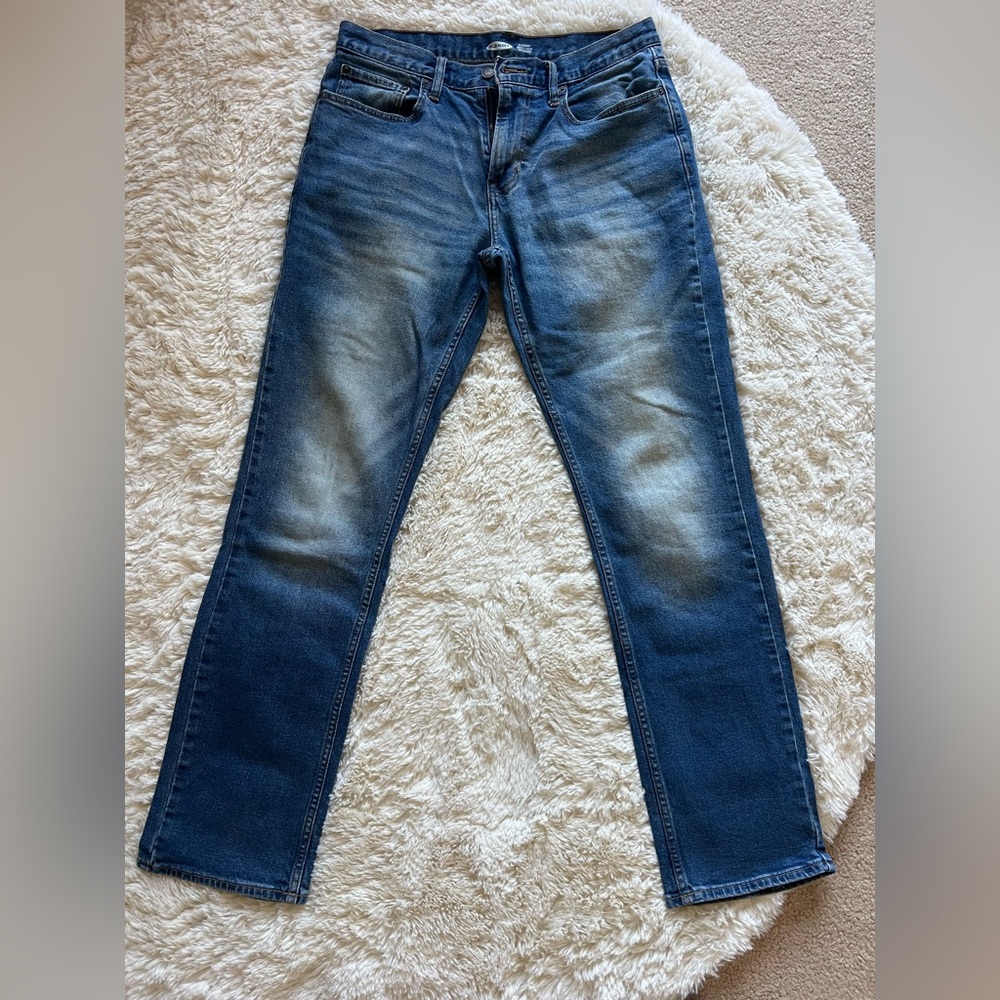 Old Navy Men's Straight Blue Jeans